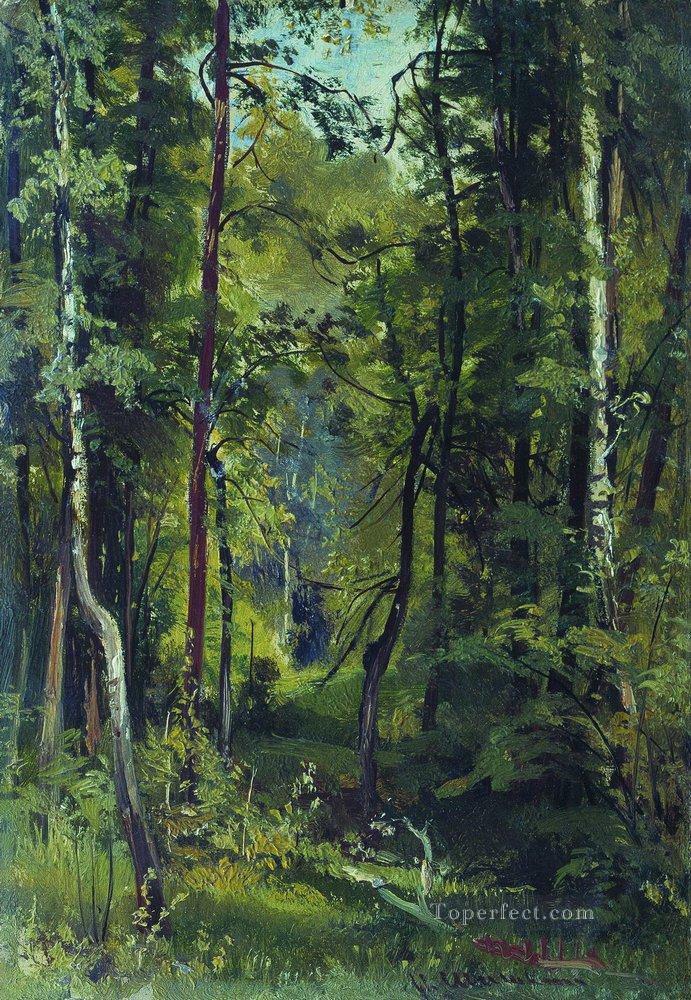 森 8 古典的な風景 Ivan Ivanovich の木油絵